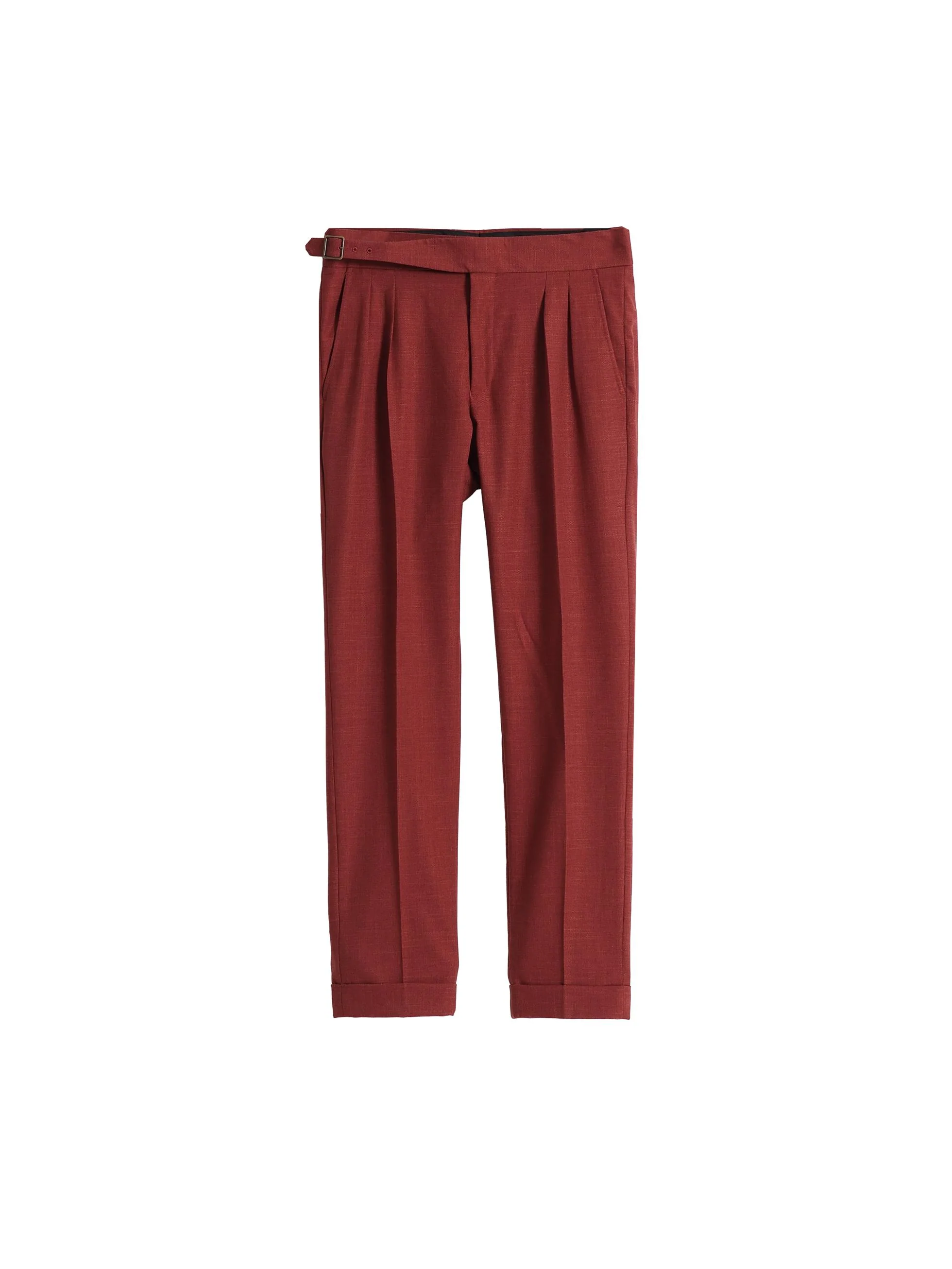 PANTALON GURKHA DOBLE PLIEGUE TEJA - Image 5