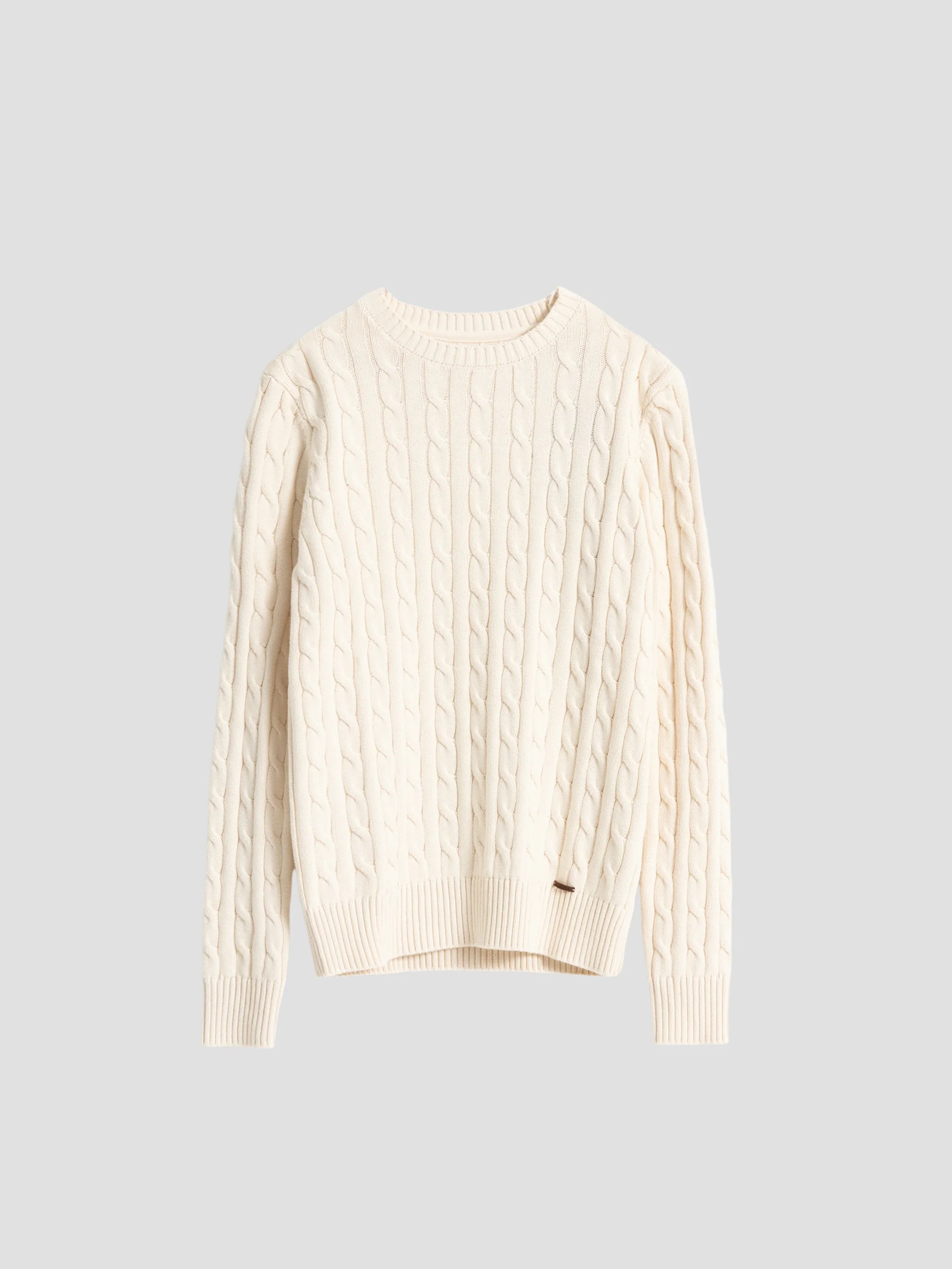 JERSEY CABLE KNIT MARFIL - Image 5