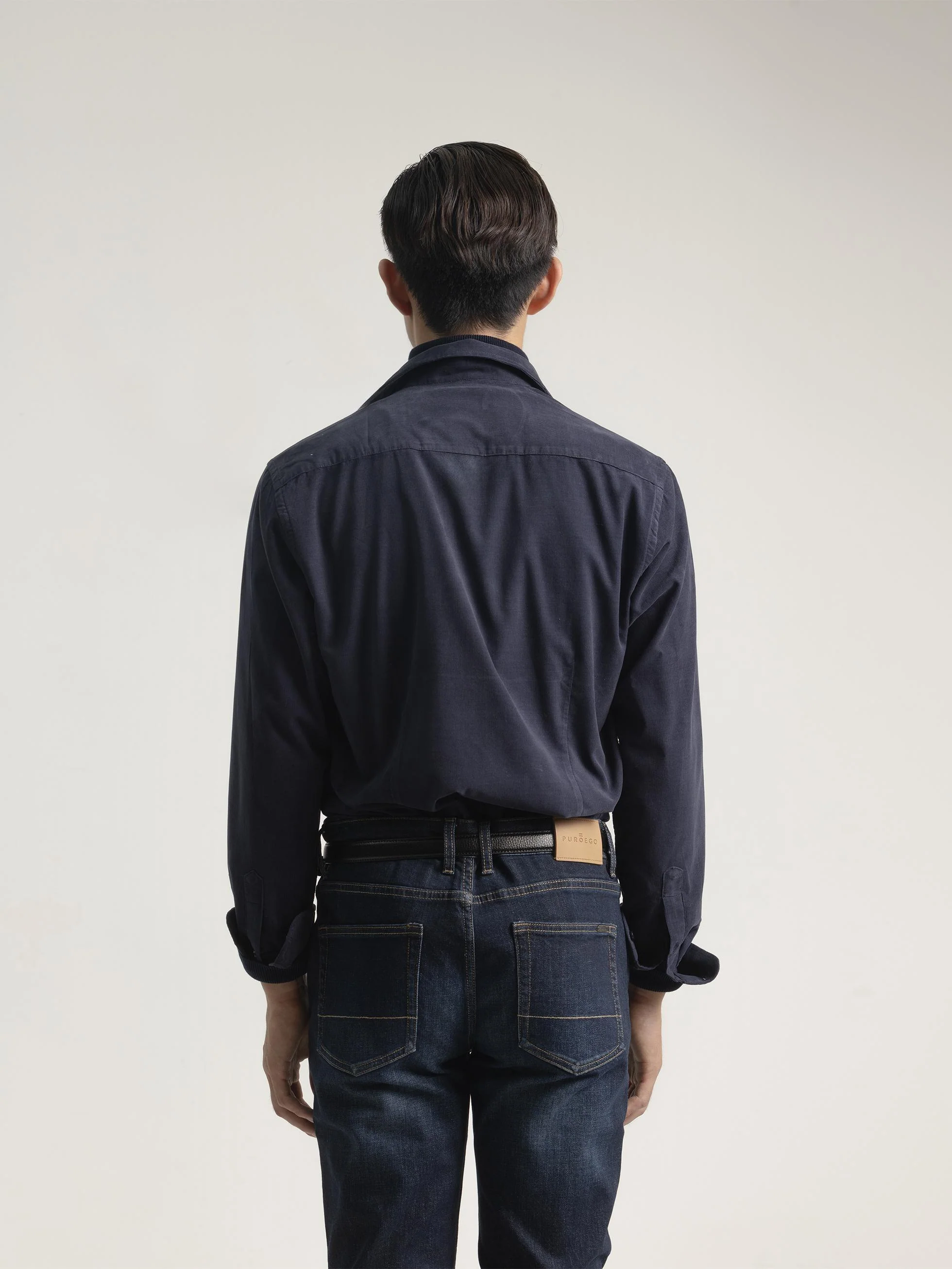 CAMISA BOLSILLOS MICRO PANA MARINO - Image 4