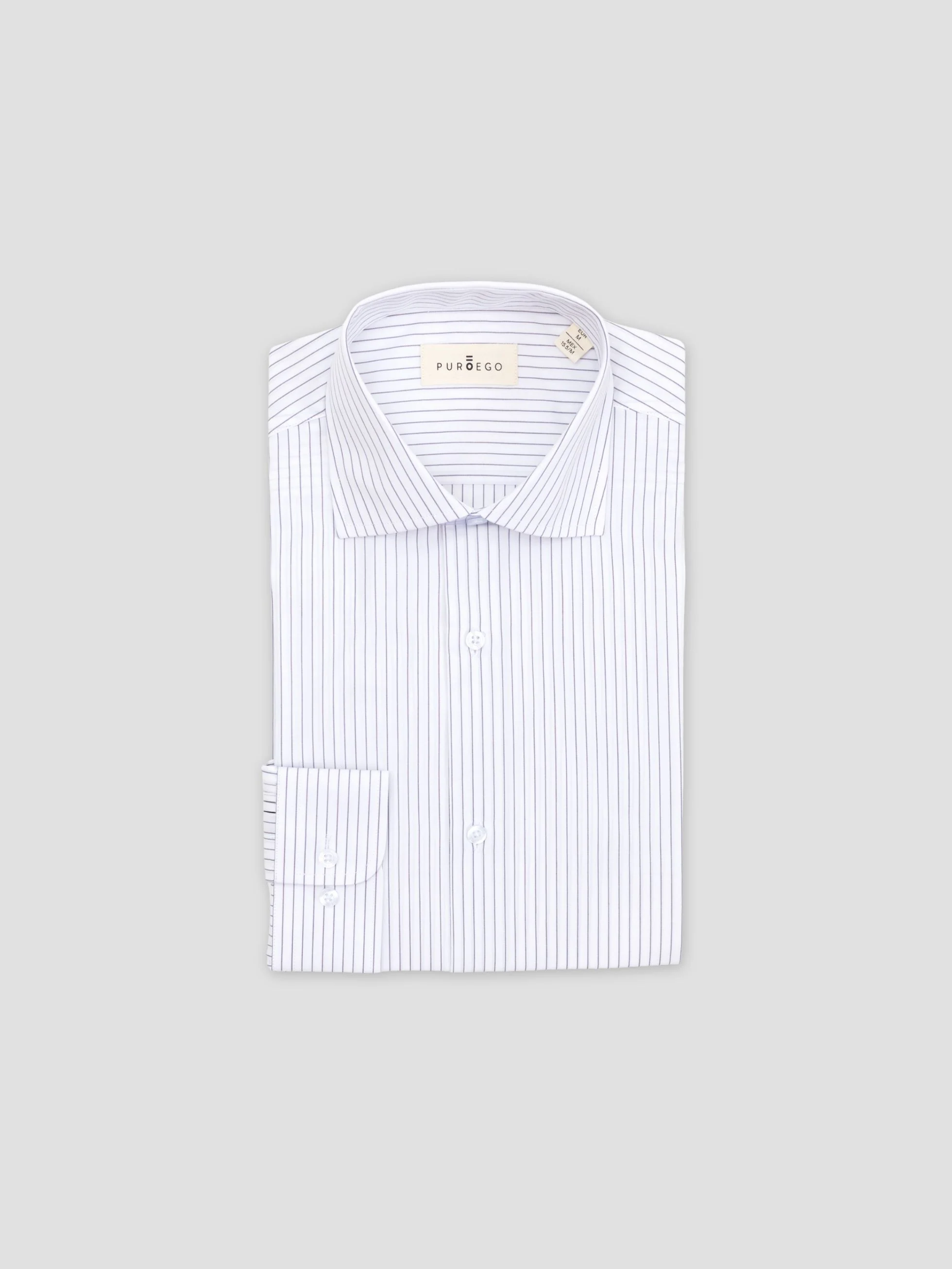 CAMISA VESTIR RAYAS GRIS - Image 5