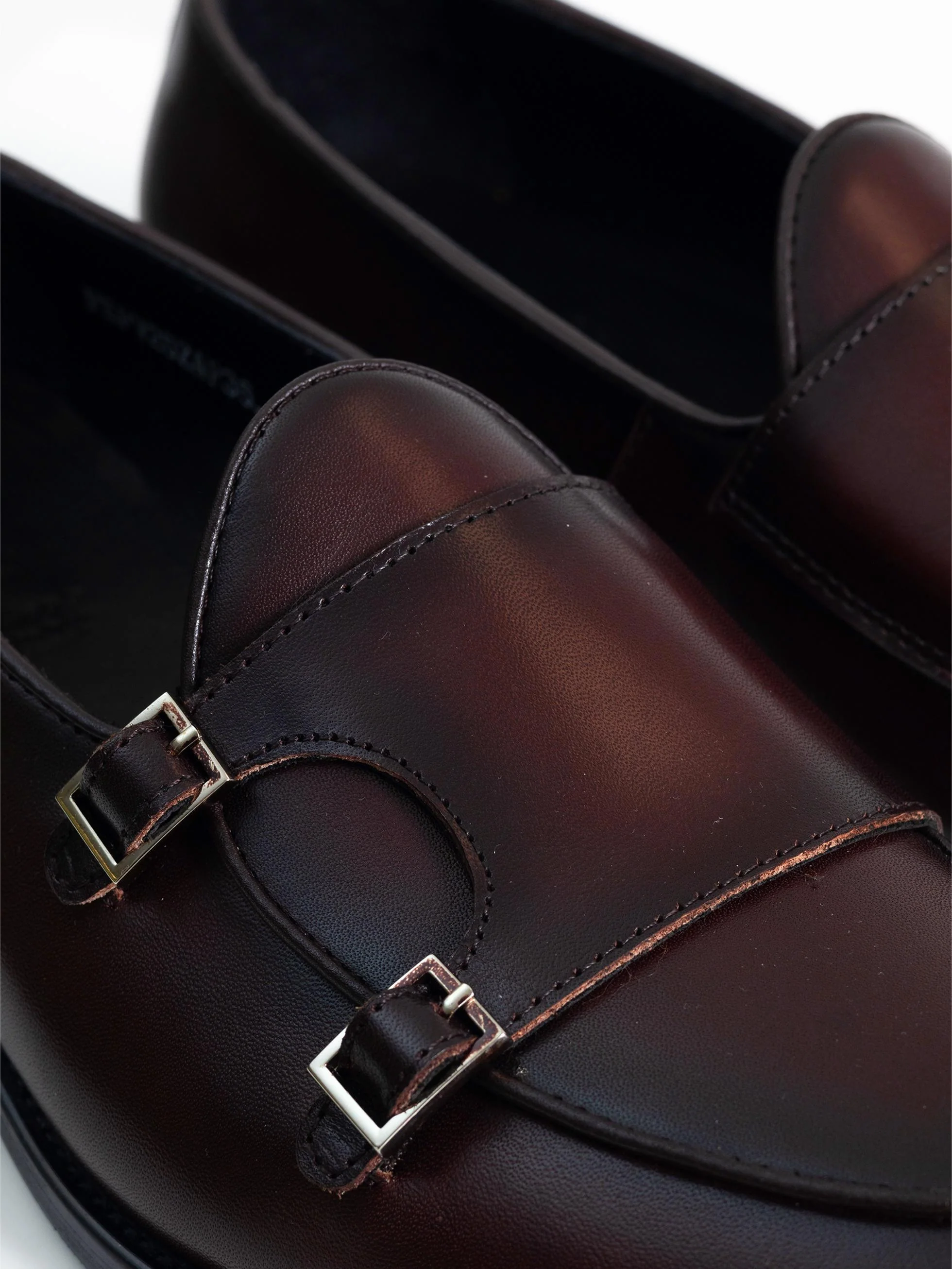 MOCASÍN MONK PIEL BURDEOS - Image 4